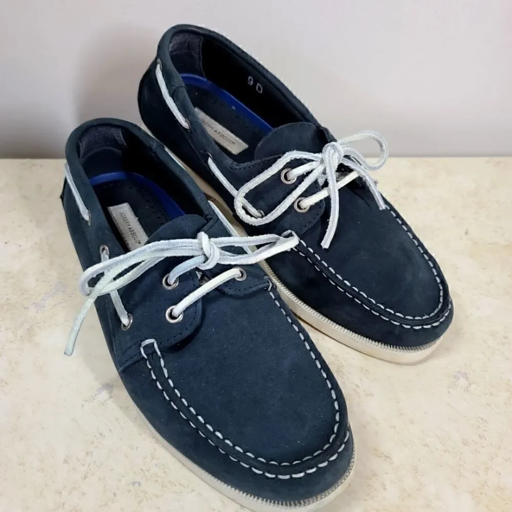 Joseph Abboud Leather Boat Shoes